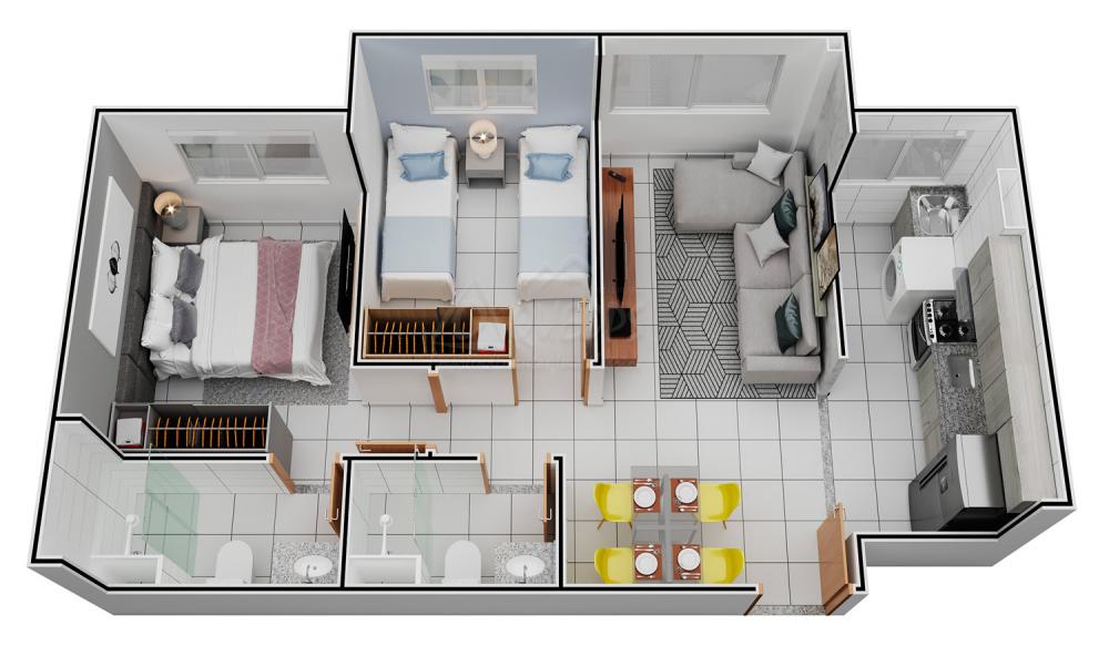 Alugar Apartamento / Padrao em Pradópolis R$ 1.000,00 - Foto 9